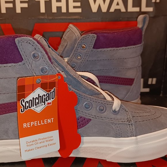 Vans Sk8 Hi Mte Frost Gray/Prune Suede Men's 4/Women's 5.5 VNOA4BV7XKM1 - Picture 6 of 10